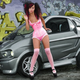 Image for article titled Smartinor, The Fugly Car Only This Babe Could Love